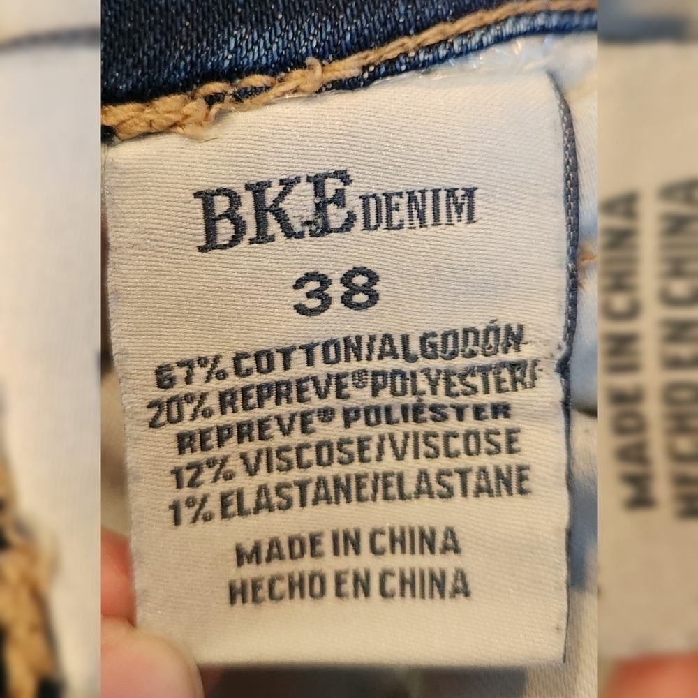 BKE Gabby Ankle Skinny Jeans Sz 38 - Picture 9 of 10
